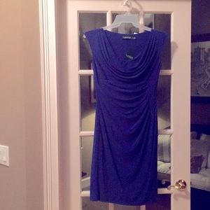 Ralph Lauren Drape Neck Dress